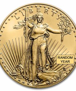 1/10 oz American Gold Eagle Coin BU (Random Year)