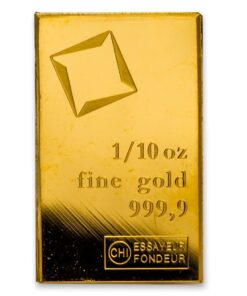 1/10 oz Gold Bar - Secondary Market