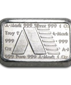 1 oz Silver Bar - A-Mark Brick (Type-2)