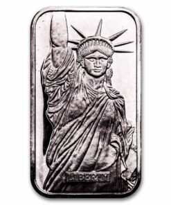1 oz Silver Bar - Engelhard (Statue of Liberty, MTB)