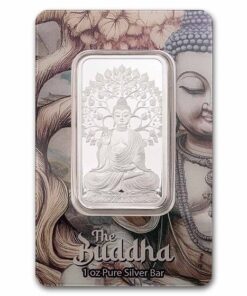 1 oz Silver Bar - PAMP Suisse (Lucky Buddha)