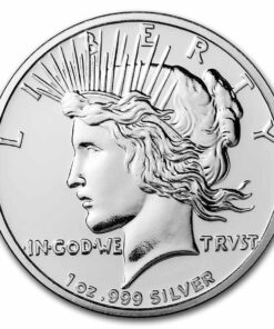 Peace Silver Dollar Coin (1922-26, 1934-35, AU)