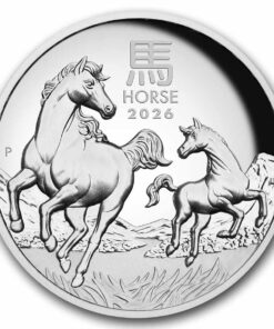 2026 Australia 5 oz Silver Lunar Horse Proof (HR, w/Box & COA)