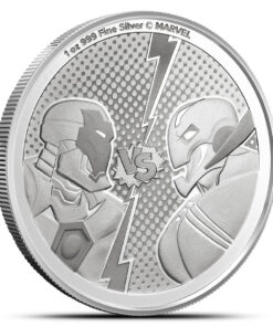 2025 1 oz Niue Silver Iron Man Vs. Ultron Coin (BU)