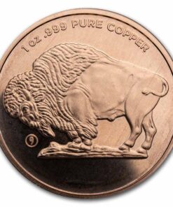 1 oz Copper Round - Buffalo