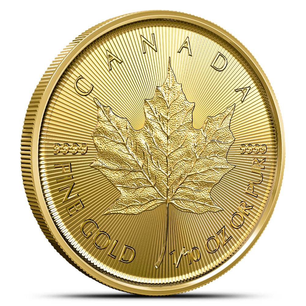 2026 1/10 oz Canadian Gold Maple Leaf Coin (BU)