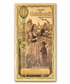 1 Idaho Goldback - Aurum Gold Foil Note (24k)