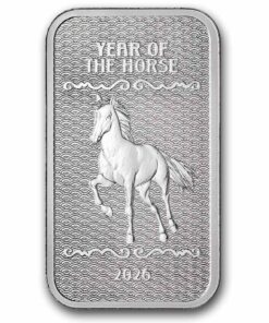 1 oz Silver Bar - 2026 APMEX Year of the Horse (Series 2)